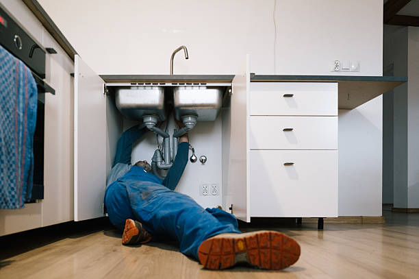 Professional Drain Cleaning technician working in West Point, VA